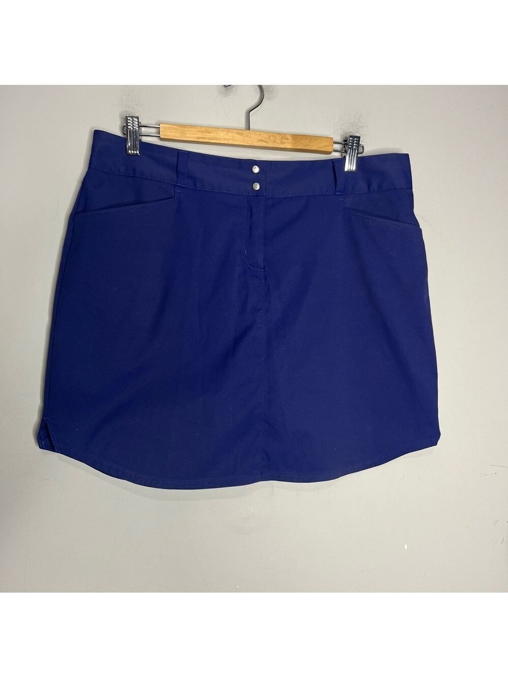 Adidas Climalite Essentials Blue Purple Golf Skort; Size 12 - Picture 3 of 14